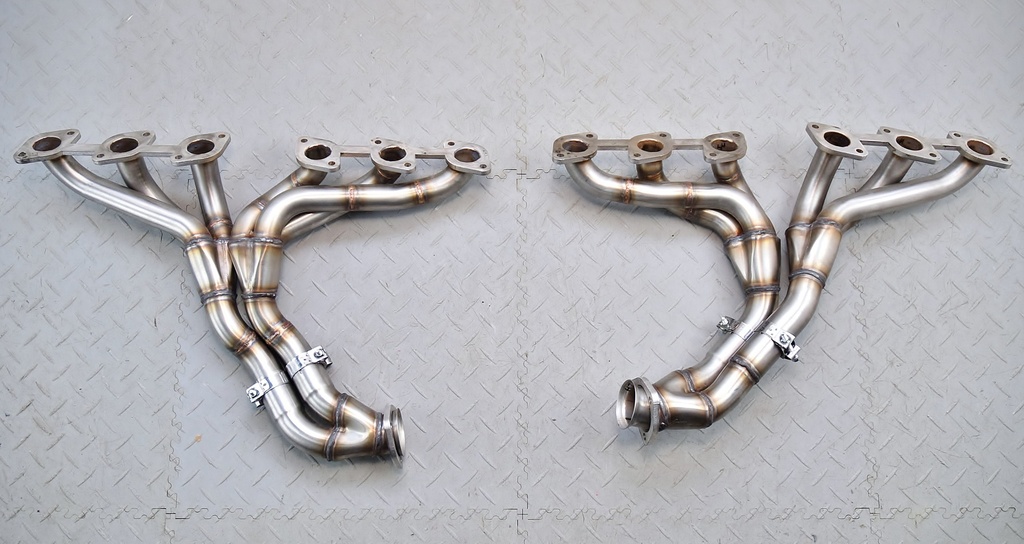 COMPLETE V12 XJS TUBULAR EXHAUST SYSTEM WITH DELETE PIPES UPTO (V